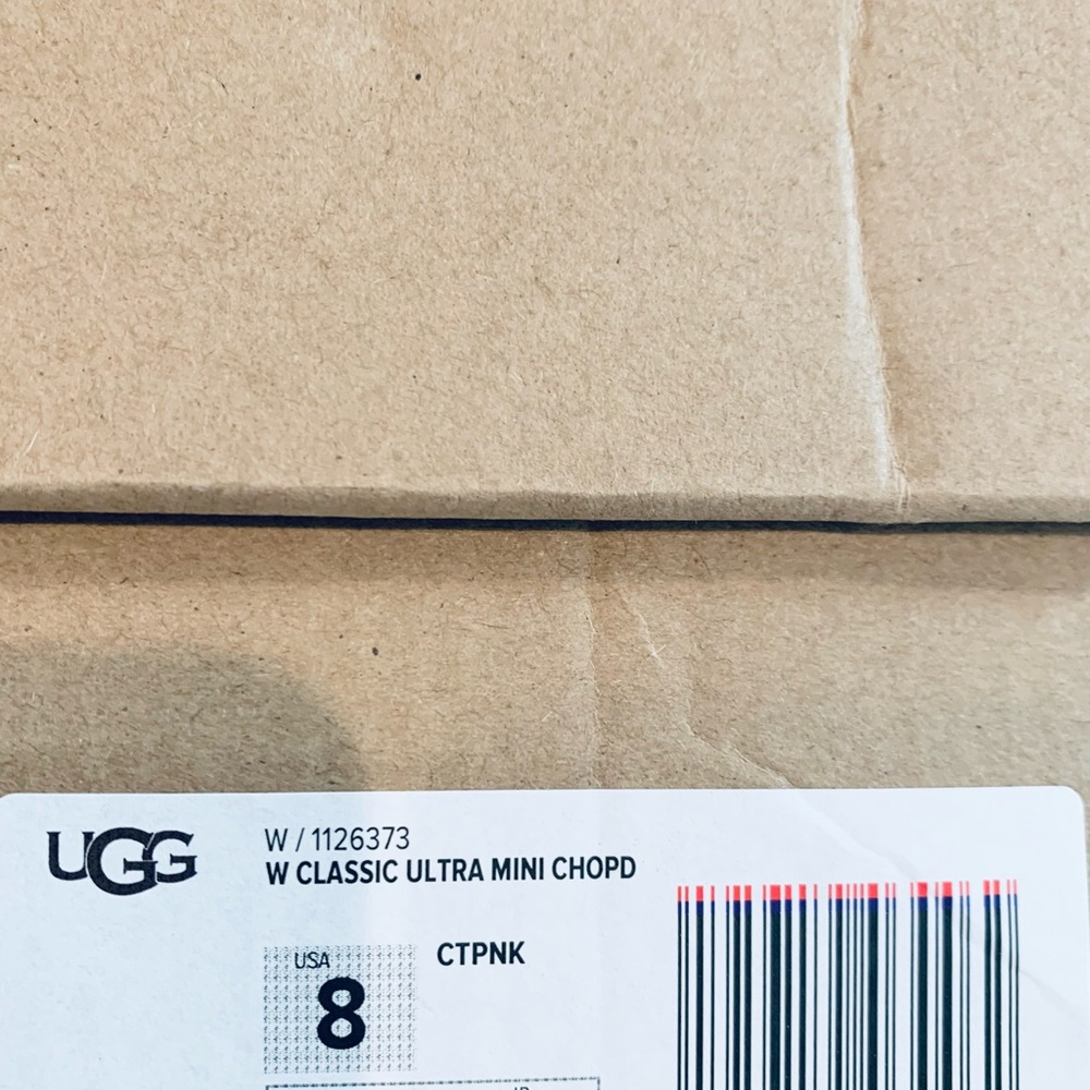 New UGG Classic Ultra Mini Chopd Logo Boot - Picture 7 of 9